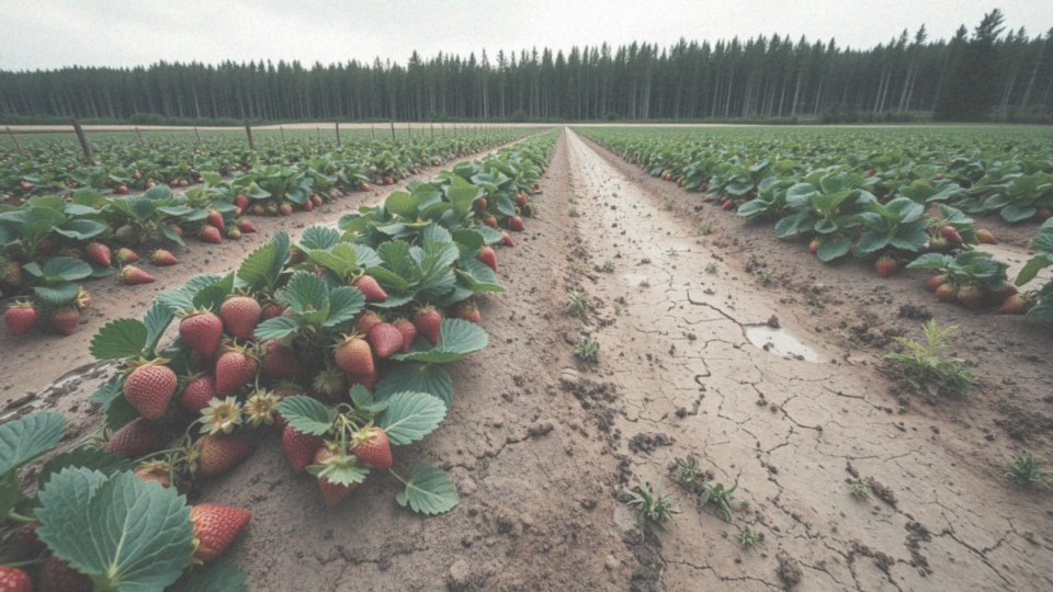 Jakie są zagrożenia dla upraw truskawek?