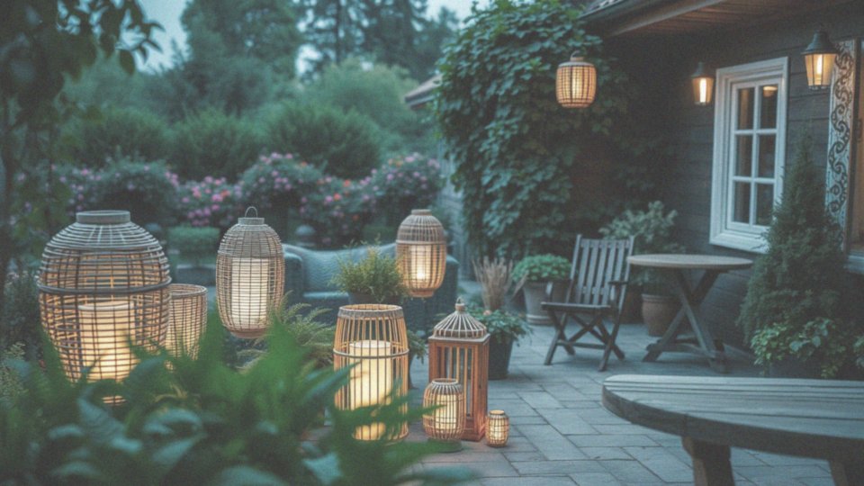 Jakie są korzyści z użycia lampionów w dekoracji tarasu?