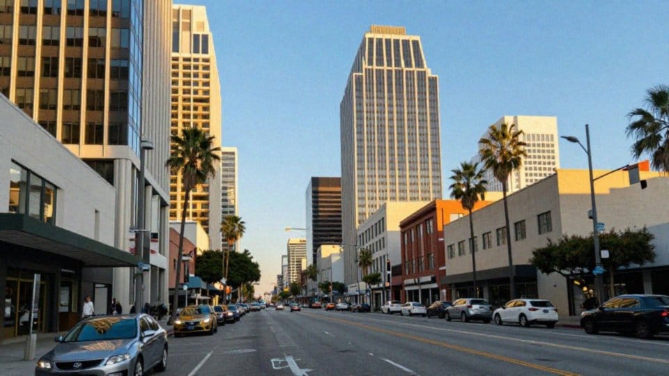 Jaka jest powierzchnia i liczba ludności Los Angeles?
