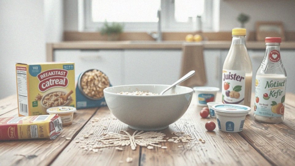 Jakie wysokocukrowe produkty są nieodpowiednie do owsianki?