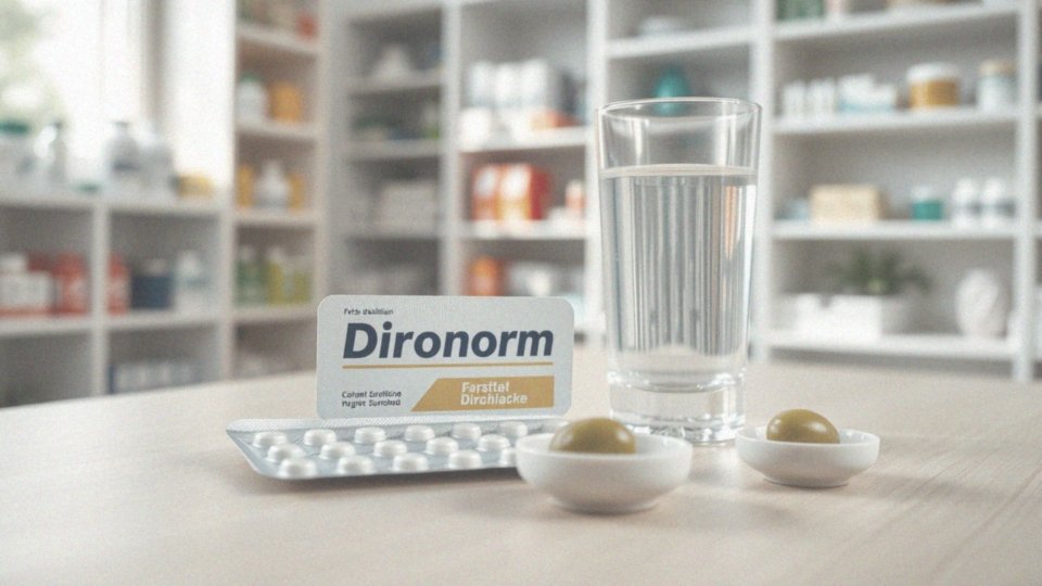 Jakie jest działanie przeciwnadciśnieniowe Dironormu?
