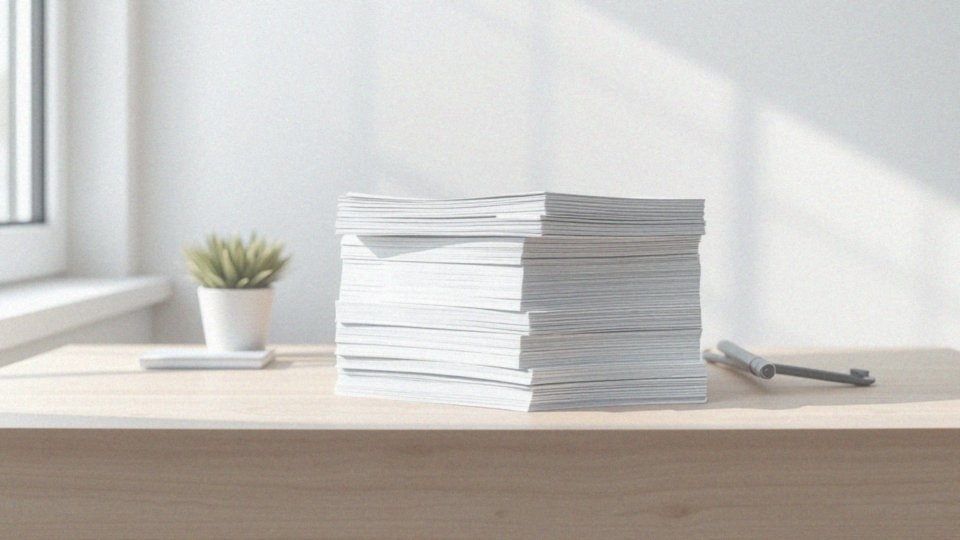 Jaką wagę ma ryza papieru A4?