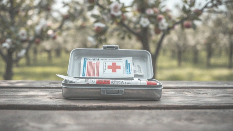 Jakie leki mogą pomóc w przypadku reakcji alergicznej na jad pszczeli?