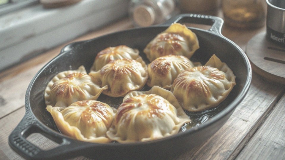 Jak długo smażenie zwiększa kaloryczność pierogów ruskich?