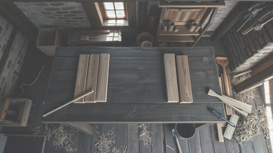 Jak ustawić materiał w crafting table, aby stworzyć kompostownik?