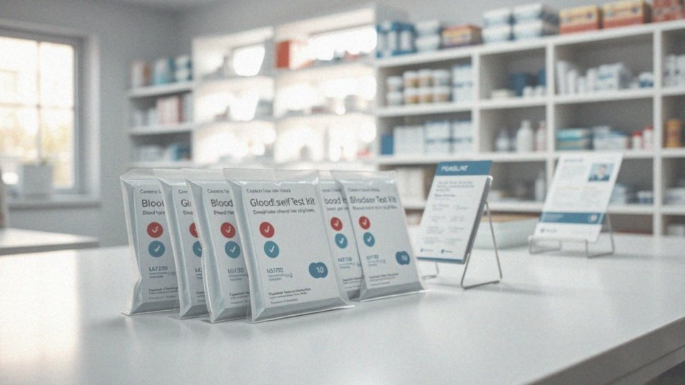 Jakie są przykłady testów na grupę krwi dostępnych w sprzedaży?