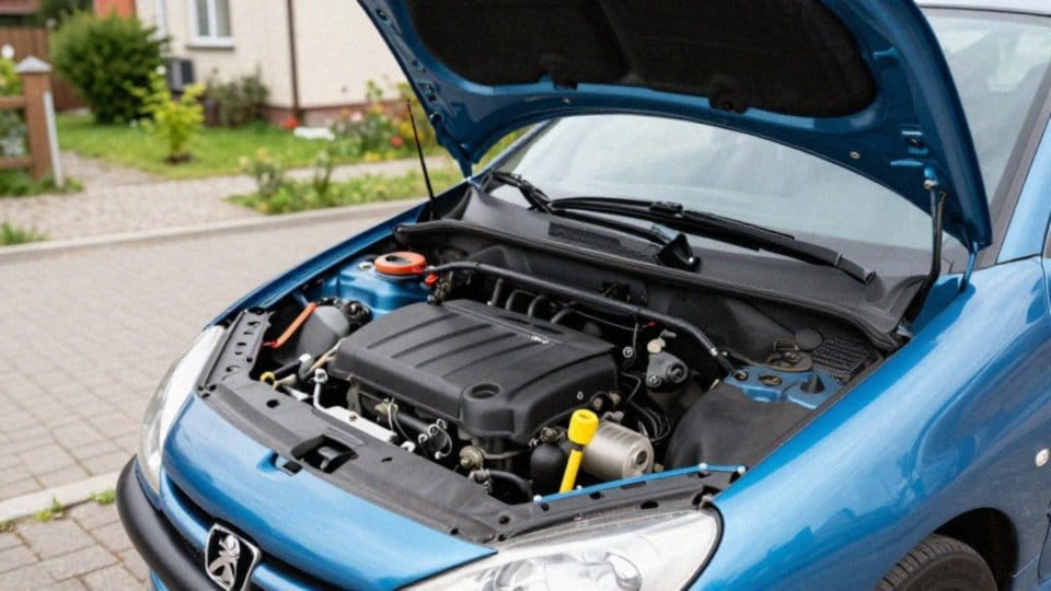 Jak sprawdzić poziom oleju w Peugeocie 206?