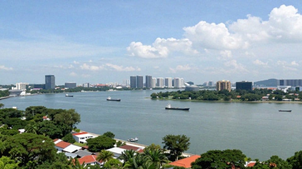 Z jakimi krajami graniczy Singapur?