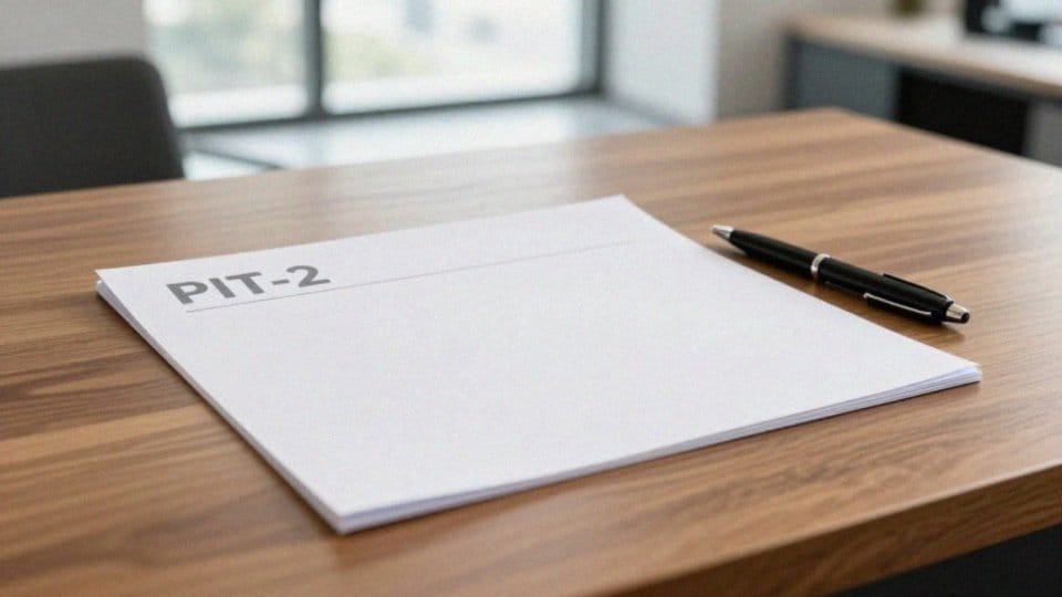 Kiedy złożyć PIT-2 u pracodawcy?