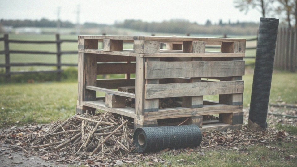Jakie materiały można wykorzystać do zbudowania kompostownika?