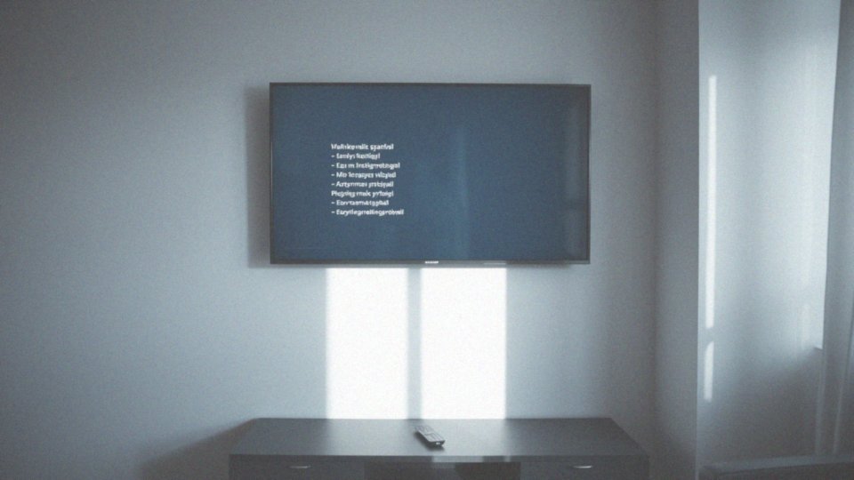 Jakie są opcje wyjścia z trybu awaryjnego w menu telewizora?