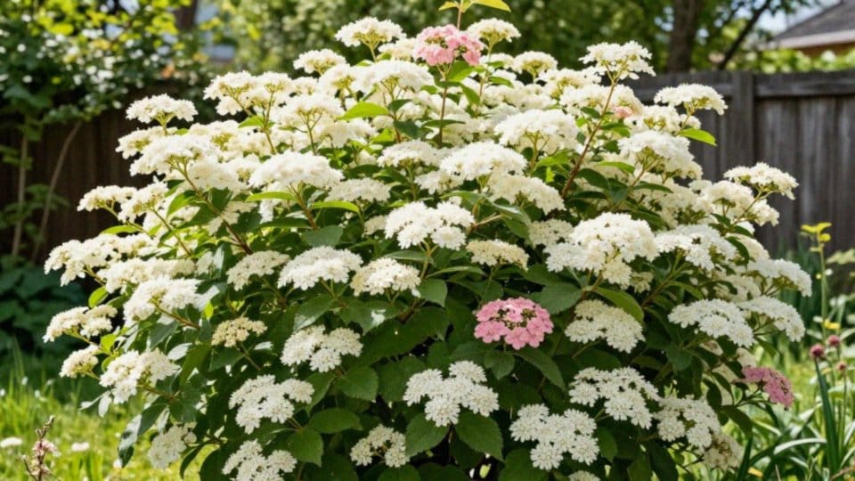 Kiedy kwitnie i owocuje kalina japońska 'Rosea'?