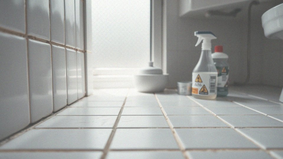 Jakie środki chemiczne można zastosować do czyszczenia fug?