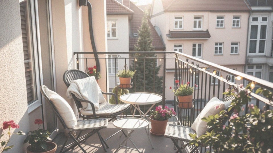 Jak stylowo urządzić mały balkon z wykorzystaniem mebli ogrodowych?