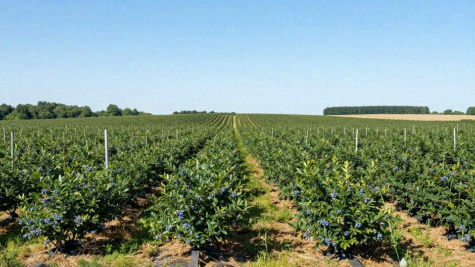 Ile hektarów zajmują plantacje borówki amerykańskiej w Polsce?