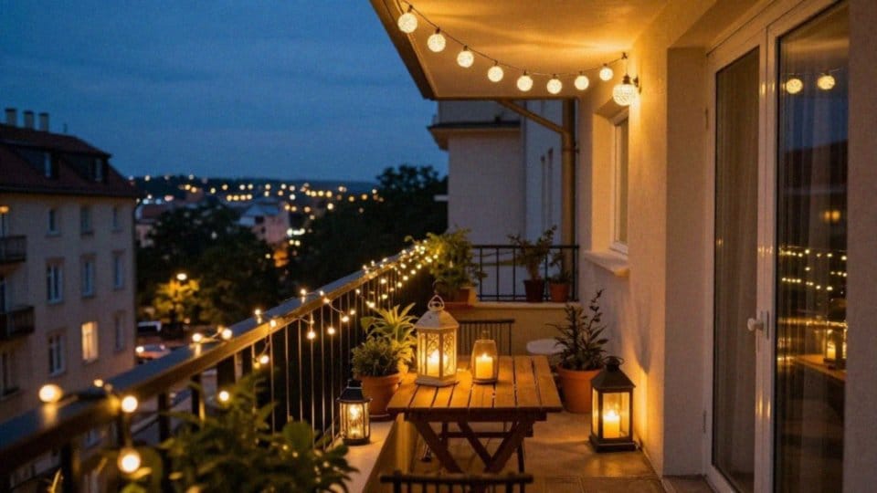 Jak oświetlić balkon, aby był przytulny?