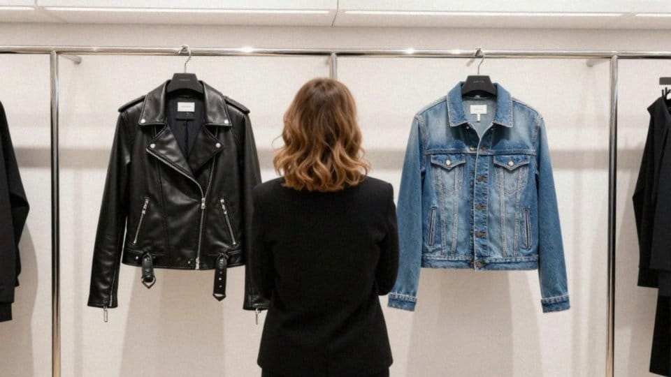 Która jest lepsza: skórzana czy jeansowa kurtka dla 40-latki?