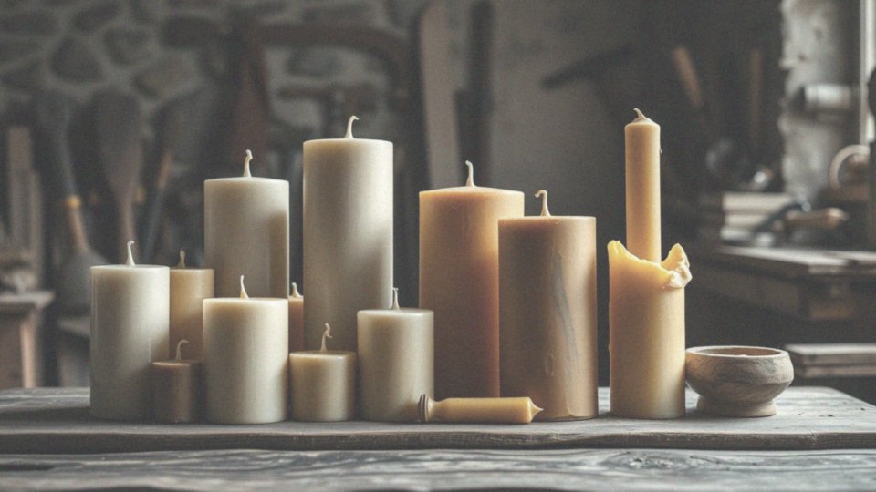 Jakie są rodzaje dużych świec?