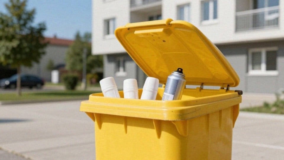 Kiedy wrzucać dezodorant do żółtego pojemnika?