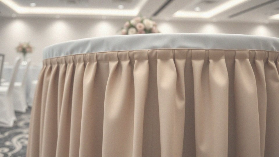Skirting na stół – elegancka dekoracja dla Twojego wydarzenia